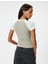 Yıldız Baskılı T-Shirt Reglan Kollu Bisiklet Yaka Slim Fit 4