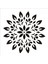 Stencil Sarayi Boyama Şablon Damask Çini Mandala - 8784 1