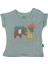 Renkli Baskılı Bisiklet Yaka T-Shirt 2'li Set 1