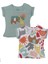 Renkli Baskılı Bisiklet Yaka T-Shirt 2'li Set 2