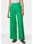 Yüksek Bel Wide Leg Keten Pantolon 2