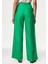 Yüksek Bel Wide Leg Keten Pantolon 4