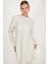 21470 Sıfır Yaka Robası Desenli Tunik Qks Tunik 21470 #23-123 2
