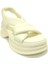 24K420-1 Kadın Sandalet Bej -36-40 2
