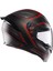 K1 S Sling Matt Black Red Kapalı Kask 3