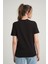 Göbeklitepe Baskılı Kadın Siyah T-Shirt L 4