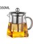 350 ml Borosilikat Cam Çaydanlık Isıya Dayanıklı Kare Cam Çaydanlık Çay Demlik Filtre Süt Oolong Çiçek Çay Potu | Çaydanlıklar (350ML) (Yurt Dışından) 1