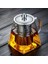 350 ml Borosilikat Cam Çaydanlık Isıya Dayanıklı Kare Cam Çaydanlık Çay Demlik Filtre Süt Oolong Çiçek Çay Potu | Çaydanlıklar (350ML) (Yurt Dışından) 2