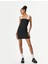 Mini Kalem Elbise Renk Kontrastlı Askılı Slim Fit 1