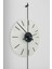 Metal Papatya Black Time, Modern Metal ve Cam Tasarım Duvar Saati Siyah Yuvarlak 38 x 98 Modern 2