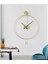 Tekno Trust Yuvarlak Xxl Büyük Boy - Gold Tiktok Quartz Mekanizmalı - Siyah 35 cm Akrep Yelkovan Duvar Saati Mo 2