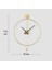 Tekno Trust Yuvarlak Xxl Büyük Boy - Gold Tiktok Quartz Mekanizmalı - Siyah 35 cm Akrep Yelkovan Duvar Saati Mo 3