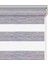 Soft Bamboo Gri Beyaz Kırçıllı Zebra Perde ( Etek Düz ) 3