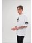 Bisiklet Yaka Baskılı Oversize T-Shirt - Beyaz 4