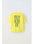 Collective Fly Knıt Yazılı Futbol Tasarım Baskılı Sarı Çocuk T-Shirt 2