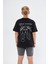 War And Peace Yazılı Pablo Picasso Tasarım Baskılı Siyah Çocuk T-Shirt 2