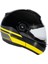 ZS-3050 Be6 Black Yellow Çene Açılır Kask 1