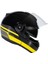 ZS-3050 Be6 Black Yellow Çene Açılır Kask 3