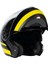 ZS-3050 Be6 Black Yellow Çene Açılır Kask 5