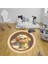 SİHİRLİ AYAKLAR 90x90 cm Dijital Kaymaz Yıkanabilir Sevimli Modern Çocuk Halısı Çocuk Odası Halısı 1