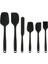 6 Adet/takım Silikon Spatula Karıştırma Pasta Kazıyıcı Yapışmaz Tereyağı Serpme Kavanoz Blender Pişirme Spatula Mutfak Pişirme Aksesuarları (Yurt Dışından) 1
