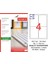Lazer Etiket TW-2004 100 A4 Sayfa Laser Etiket 99,1 x 139 mm Boyutunda 1 A4 Sayfada 4 Etiket 1