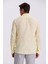 Sarı %100 Keten Düğmeli Yaka Comfort Fit Gömlek 4