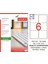 Lazer Etiket TW-2006 100 A4 Sayfa Laser Etiket 99,1 x 93,1 mm Boyutunda 1 A4 Sayfada 6 Etiket 1