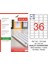 Lazer Etiket TW-2036 100 A4 Sayfa Laser Etiket 45 x 30 mm Boyutunda 1 A4 Sayfada 36 Etiket 1