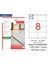 Lazer Etiket TW-2208 500 A4 Sayfa Laser Etiket 105 x 70 mm Boyutunda 1 A4 Sayfada 8 Etiket 1