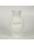 Beyaz Darbeli Vazo Uzun 17*17*30 cm AK.JM00008 1