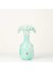 Beyaz Yeşil Cam Vazo 14*29CM AK.P349.374129 1