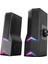 Elegant X10 2.0 Bluetoothlu Rms 3W*2 Rgb Işıklı Multimedia USB 5V 45DB Gaming Oyuncu Speaker 1