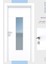 Melamin Karizma Iki Camlı Oda Kapısı, Beyaz, 76/204/14-17 cm 2