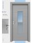 Melamin Karizma Loras Beş Camlı Oda Kapısı, 76/204/14-17 cm 2