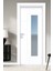 Melamin Karizma Yedi Camlı Oda Kapısı, Beyaz, 86/204/9-13 cm 1