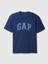 Erkek Koyu Mavi Gap Arch Logo T-Shirt 2