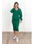 Kadın Askılı Sweatshirtli Elbise 3711-23 2