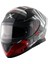 Apex/hex 2 E Full Face Parlak Gri Kırmızı (M/c)- 1