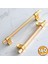 Hisar Altın Gold Metal Kulp 160 mm Tırtıklı Desen Çekmece Mobilya Mutfak Dolabı Dolap Kulpları Kulbu 1