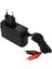 6W Dc 12V 500MA Priz Tipi Akü Şarj Adaptörü Akü Takviye Cihazı Krokodilli 3