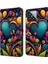 Xiaomi 14 Pro Kılıf Pu Deri Desen Baskılı Stil Flip Cüzdan Telefon Kapağı-Boya Çiçek Için (Yurt Dışından) 1