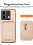 Xiaomi Redmi Için Not 13 Pro 5g Kılıf Ayrılabilir Manyetik Kart Yuvası Karbon Fiber Doku Pu + Tpu Telefon Kapağı-Haki (Yurt Dışından) 2