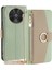 Xiaomi Poco C61 4g Crossbody Kordon Kılıfı Deri Cüzdan Telefon Kapağı Makyaj Aynası-Yeşil (Yurt Dışından) 1