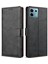 Xiaomi Redmi Note 13 5g Kılıf Düz Renk Cüzdan Deri Telefon Kapağı-Siyah (Yurt Dışından) 1