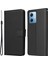 Xiaomi Redmi Note 12 5g(Global)(Hindistan)(Çin)Telefon Kılıfı Pu Deri Cüzdan Standı Kapağı-Siyah (Yurt Dışından) 1