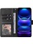 Xiaomi Redmi Note 12 5g(Global)(Hindistan)(Çin)Telefon Kılıfı Pu Deri Cüzdan Standı Kapağı-Siyah (Yurt Dışından) 3