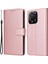 Xiaomi Redmi K60 Ultra Manyetik Telefon Kılıfı Için Pu Deri 3 Kart Yuvaları Kapak-Gül Altın (Yurt Dışından) 1