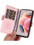 Xiaomi Redmi Note 12 4g Telefon Kılıfı Cüzdan Deri Kapak Litchi Doku-Pembe (Yurt Dışından) 5