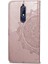 Nokia 5.1 Için Kılıf Zarif Desen Darbeye Kapak Kapak Basit Deri (Yurt Dışından) 4